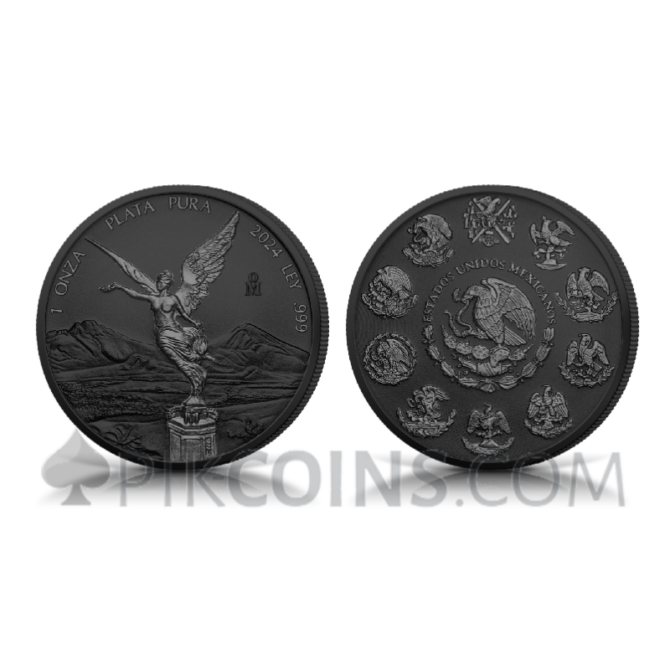 Libertad – Black Platinum and Ruthenium 1 Onza 1oz Mexico 2024 - Image 4