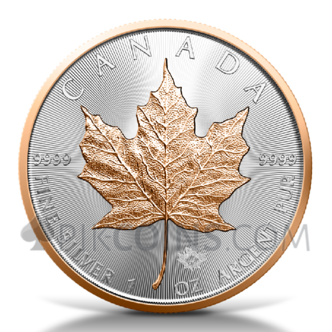 Maple Leaf – Red Gold 5$ 1oz Canada 2025