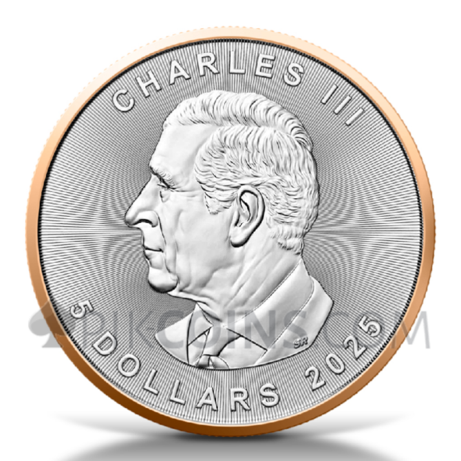 Maple Leaf – Red Gold 5$ 1oz Canada 2025 - Image 2