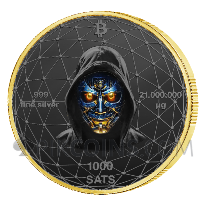 Shark - Satoshi Silver 1000 Sats 21g 2025 - Image 2