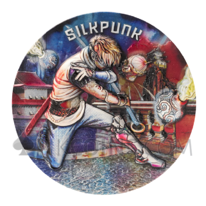 Silkpunk - The Punk Universe 15$ 200g Niue 2025 - Image 4