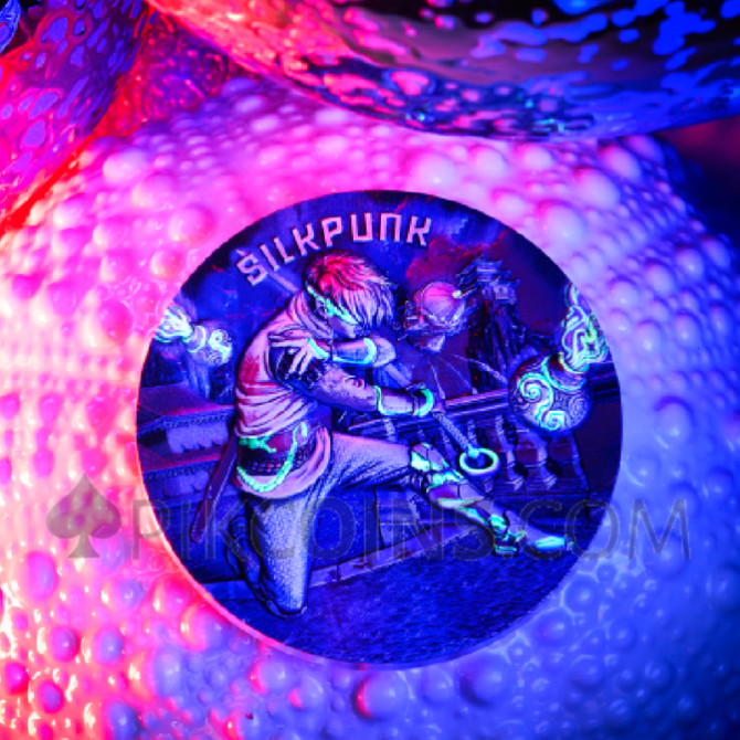 Silkpunk - The Punk Universe 15$ 200g Niue 2025 - Image 8