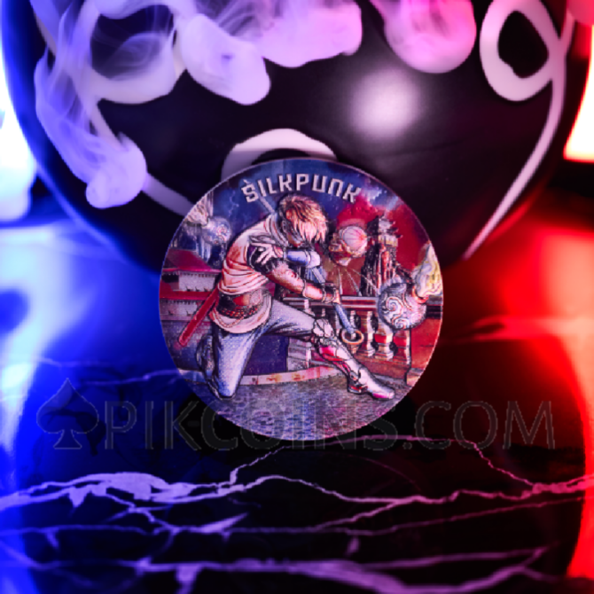 Silkpunk - The Punk Universe 15$ 200g Niue 2025 - Image 9