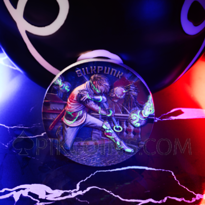 Silkpunk - The Punk Universe 15$ 200g Niue 2025 - Image 10