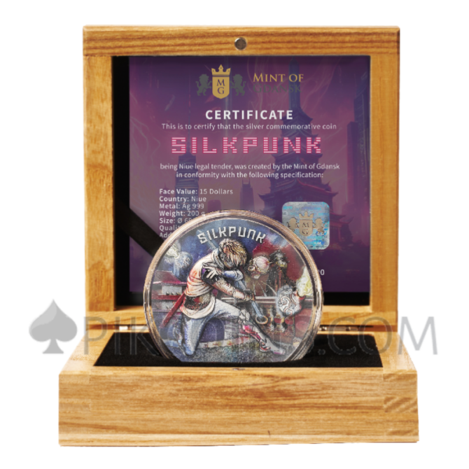Silkpunk - The Punk Universe 15$ 200g Niue 2025 - Image 11