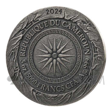 Alexander – Great Commanders 5oz 5000 Francs CFA Cameroon 2024