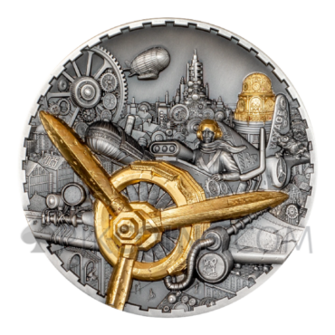 Aviation - Steampunk 20$ 3oz Cook Islands 2025