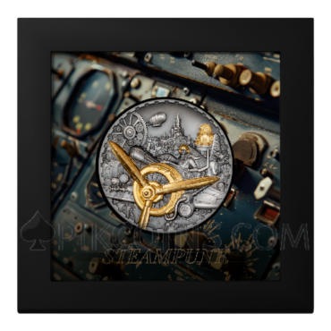 Aviation - Steampunk 20$ 3oz Cook Islands 2025