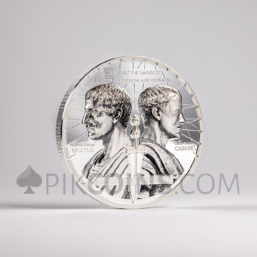 Caesar vs. Brutus - Enemies in History 1000 Togrog 2oz Mongolia 2025