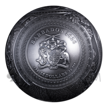 40th Anniversary of the Eagle 25$ 1kg Barbados 2026