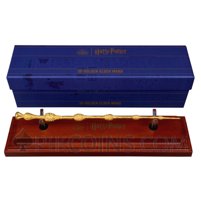 3D Elder Wand Coin 5$ 3oz Samoa - Image 9