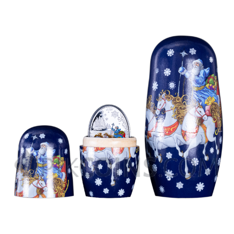 Father Frost 5$ 1oz Solomon Islands 2026 - Image 3