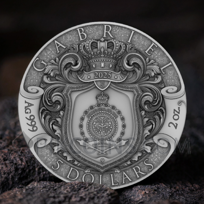 Gabriel The Herald of Salvation - Archangels 5$ 2oz Niue 2025 - Image 5