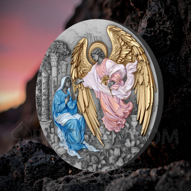 Gabriel The Herald of Salvation - Archangels 5$ 2oz Niue 2025 - Image 6