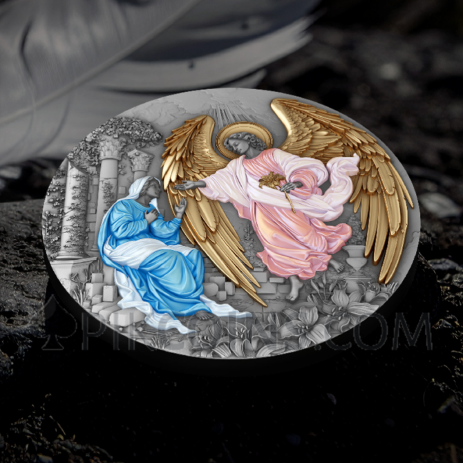 Gabriel The Herald of Salvation - Archangels 5$ 2oz Niue 2025 - Image 7