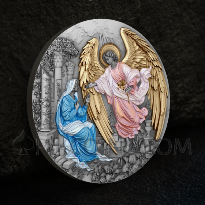 Gabriel The Herald of Salvation - Archangels 5$ 2oz Niue 2025 - Image 8
