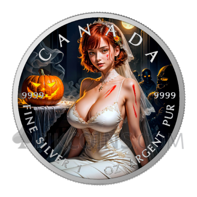Halloween Bride 5$ 1oz Canada 2025