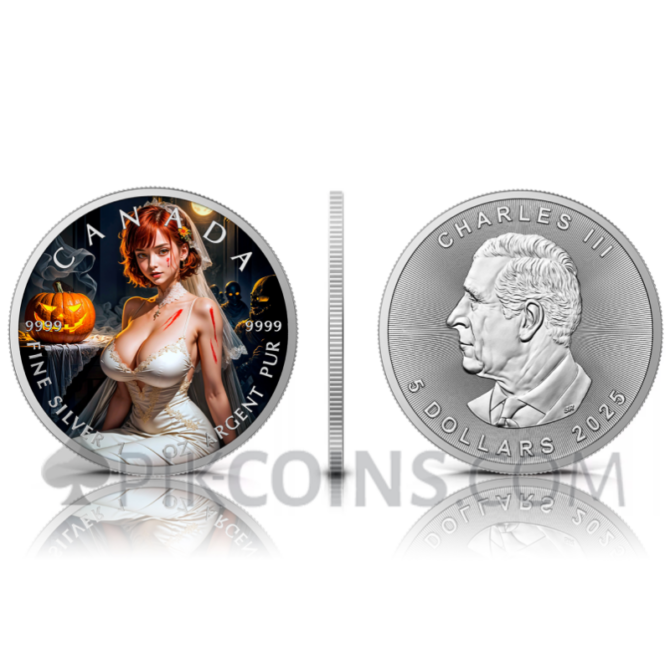Halloween Bride 5$ 1oz Canada 2025 - Image 5
