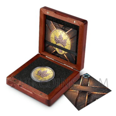 Maple Leaf – Yellow and Red Gold 5$ 1oz Canada 2025