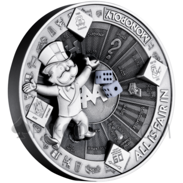 Monopoly 10$ 10oz Samoa 2025