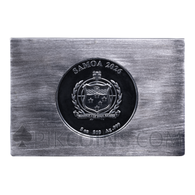 Mount Rushmore 10$ 5oz Samoa 2026 - Image 2
