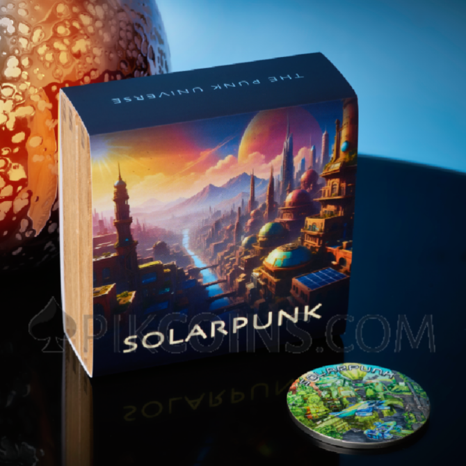 Solarpunk - The Punk Universe 5$ 2oz Niue 2024 - Image 7