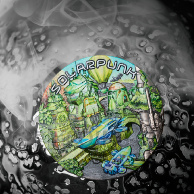 Solarpunk - The Punk Universe 5$ 2oz Niue 2024 - Image 9