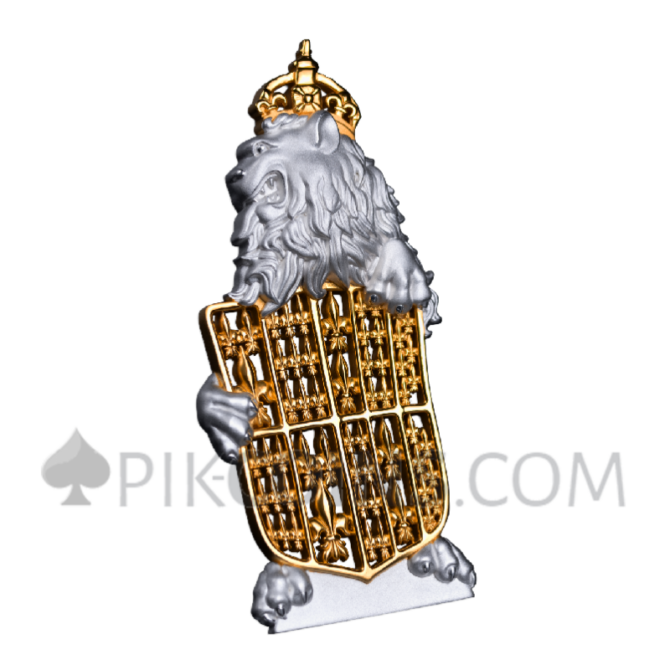 Lion of England - The Tudor Beasts 5$ 2oz Solomon Islands 2026 - Image 4