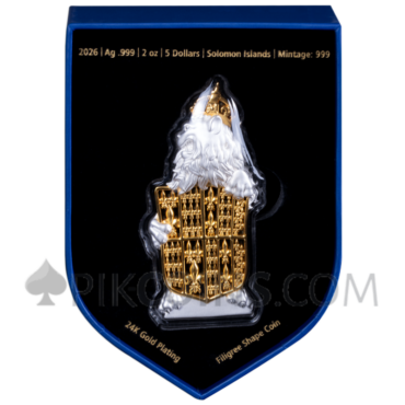 Lion of England - The Tudor Beasts 5$ 2oz Solomon Islands 2026