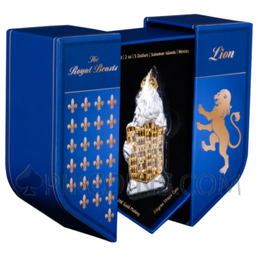 Lion of England - The Tudor Beasts 5$ 2oz Solomon Islands 2026