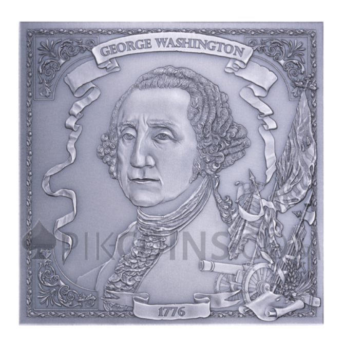 George Washington 10$ 6oz Barbados 2026 - Image 2