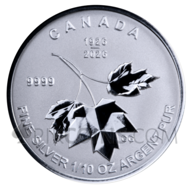 Maple Leaf 5 Coin Set 1$ - 5$ 1/20oz - 1oz Canada 2026