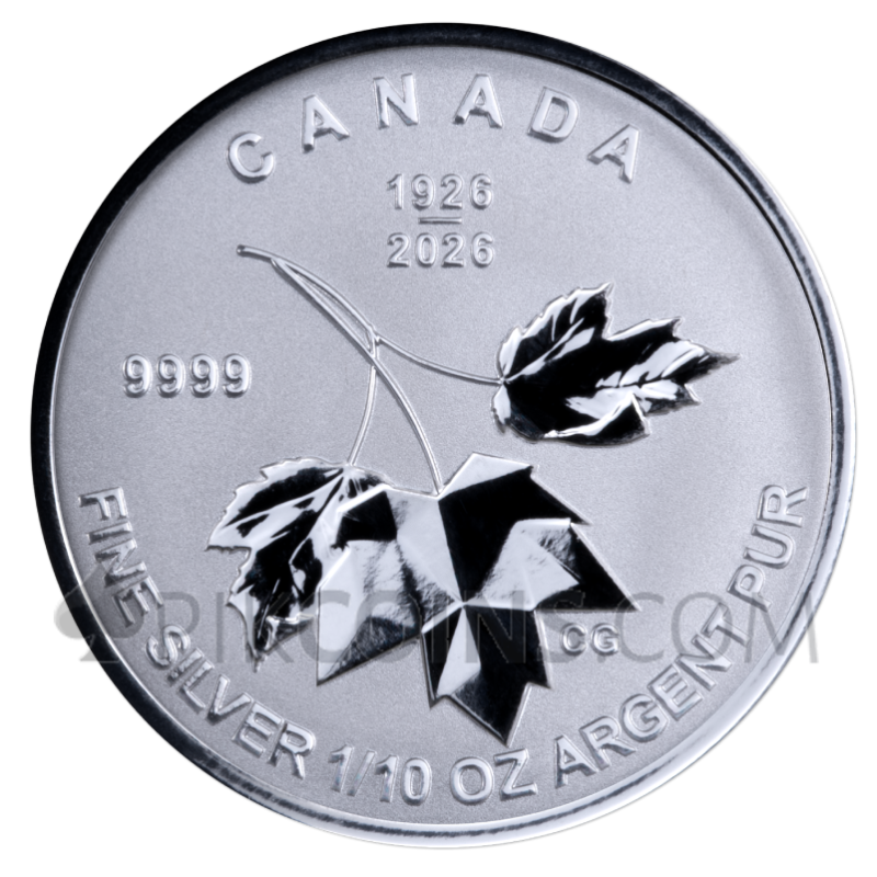 Maple Leaf 5 Coin Set 1$ - 5$ 1/20oz - 1oz Canada 2026 - Image 6