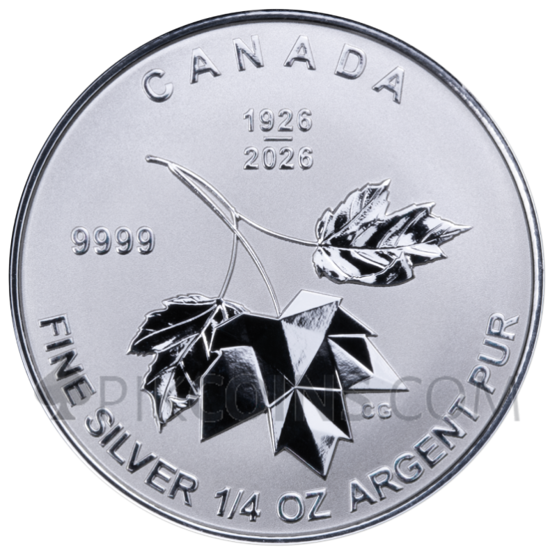 Maple Leaf 5 Coin Set 1$ - 5$ 1/20oz - 1oz Canada 2026 - Image 8