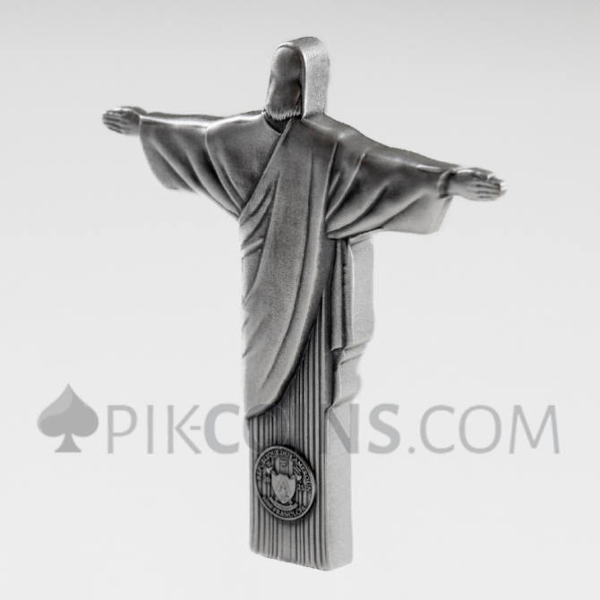 Christ the Redeemer 3D 1000 Francs CFA 1oz Cameroon 2025 - Image 5