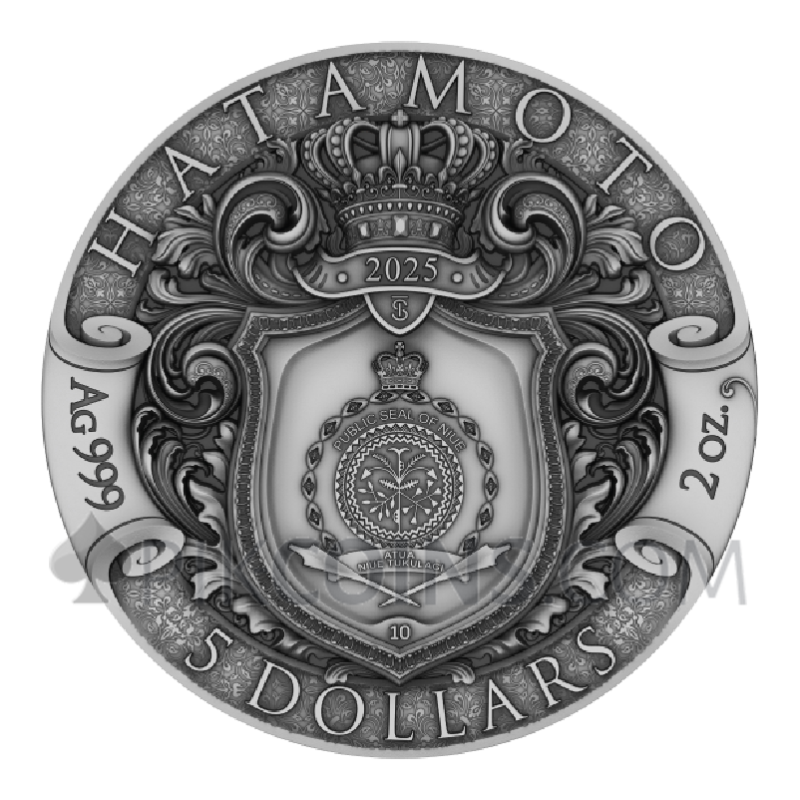 Hatamoto - Warrior’s Path 5$ 2oz Niue 2025 - Image 2