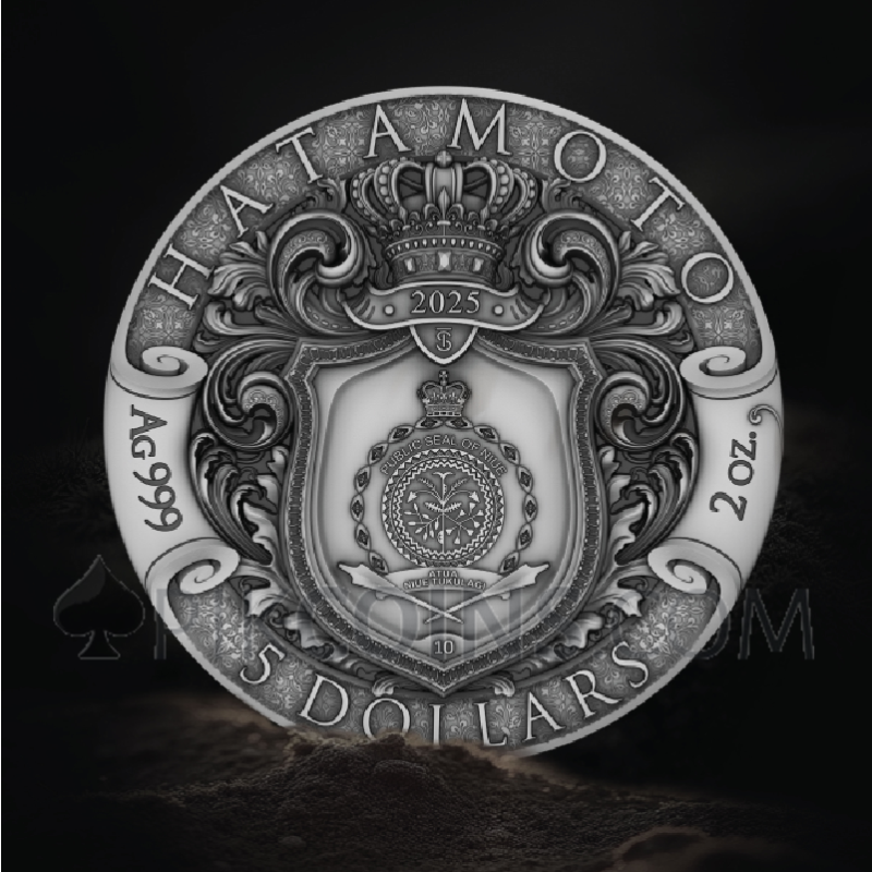 Hatamoto - Warrior’s Path 5$ 2oz Niue 2025 - Image 8