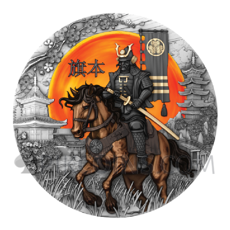 Hatamoto - Warrior’s Path 5$ 2oz Niue 2025 - Image 4