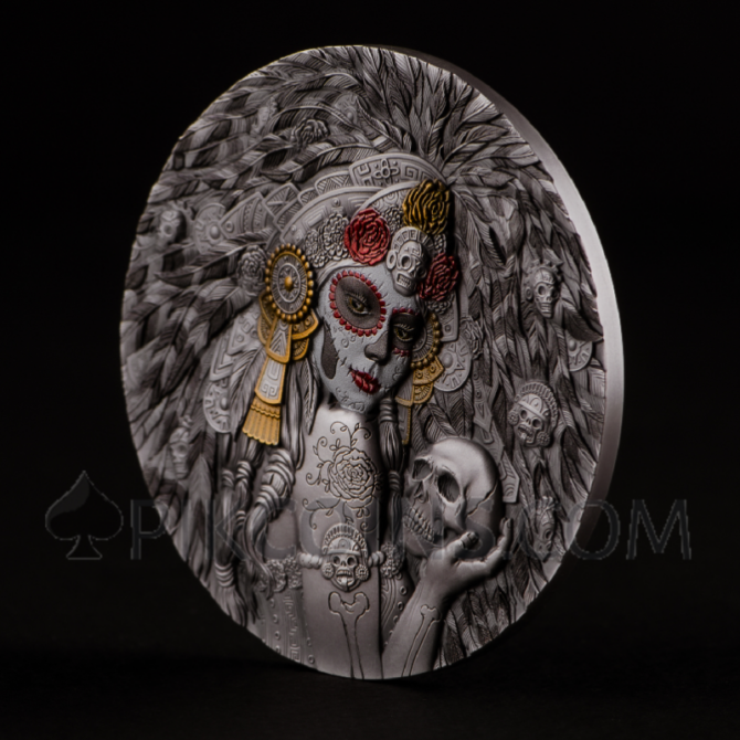 Lady Micte - Figures Of Death 2000 Francs CFA 2oz Cameroon 2025 - Image 4