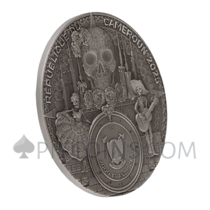 Lady Micte - Figures Of Death 2000 Francs CFA 2oz Cameroon 2025 - Image 5