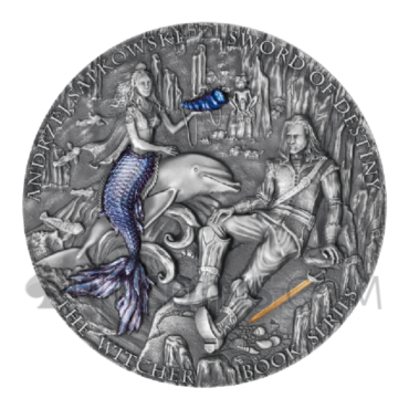 Sword of Destiny - The Witcher Book 15$ 200g Niue 2025