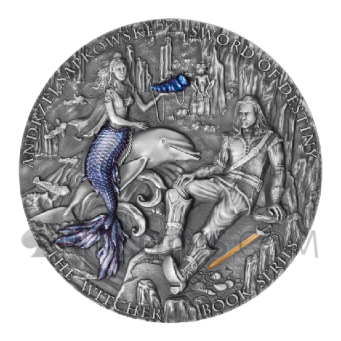 Sword of Destiny - The Witcher Book 15$ 200g Niue 2025 - Image 4