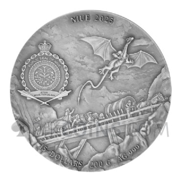 Sword of Destiny - The Witcher Book 15$ 200g Niue 2025
