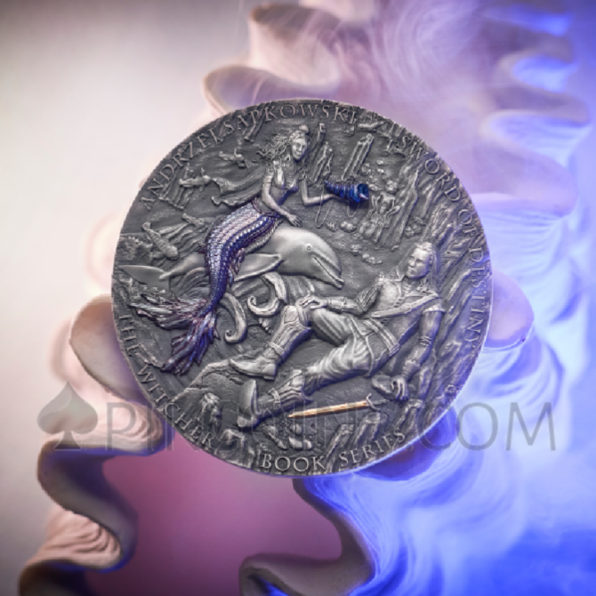 Sword of Destiny - The Witcher Book 15$ 200g Niue 2025 - Image 5