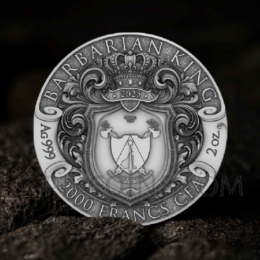 Barbarian King 2000 Francs CFA 2oz Cameroon 2025