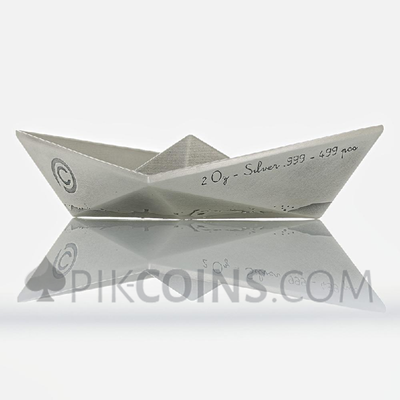Paper Boat – Folded Dreams 2$ 2oz Niue 2025 - Image 2