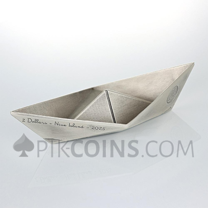 Paper Boat – Folded Dreams 2$ 2oz Niue 2025 - Image 4