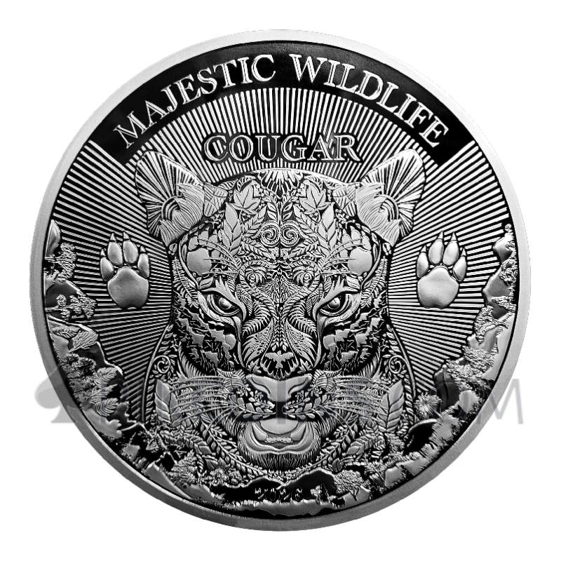 The Cougar - Majestic Wildlife 20$ 1kg 2026 Samoa