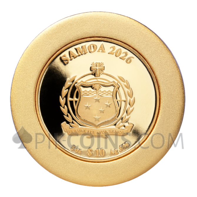 3D Crown 10$ 5oz Samoa 2026 - Image 2