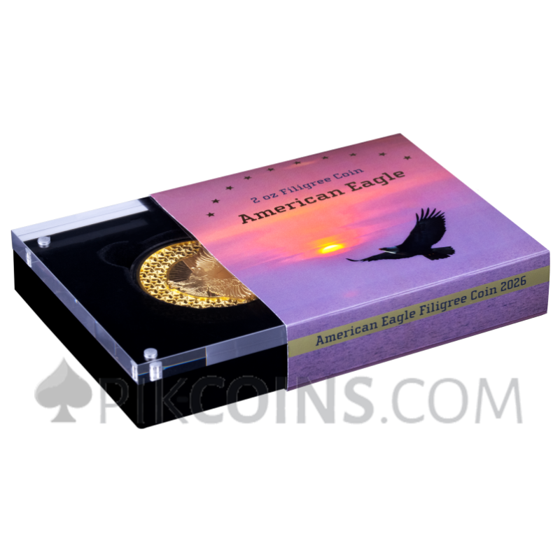 American Eagle Filigree Coin 5$ 2oz 2026 Solomon Islands - Image 6